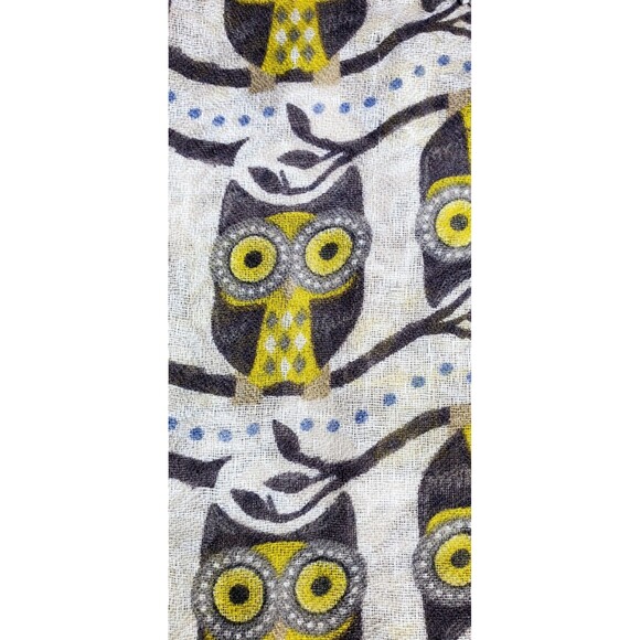 Whimsigoth Owl Theme Accessory Lot: Owl Scarf, Earrings, Watch & Stretch Ring - Picture 3 of 16